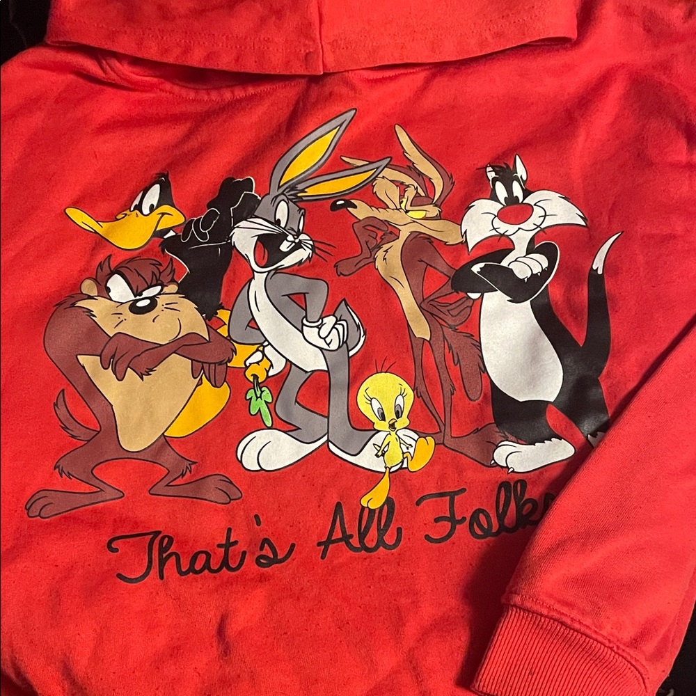 Warner Bros. Red Looney Tunes Hoodie